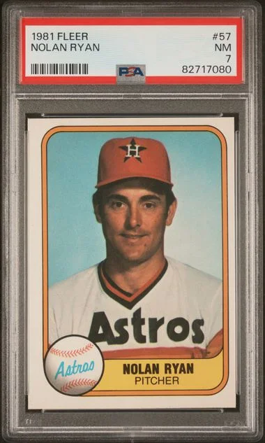 1981 Fleer Nolan Ryan #57 card image