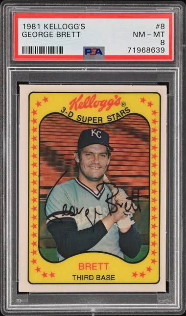 1981 Kellogg'S George Brett #8 card image