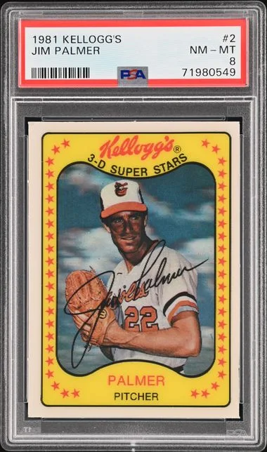 1981 Kellogg'S Jim Palmer #2 card image