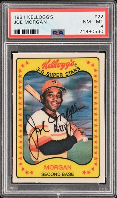 1981 Kellogg'S Joe Morgan #22 card image