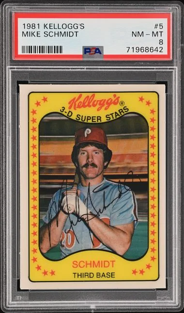 1981 Kellogg'S Mike Schmidt #5 card image