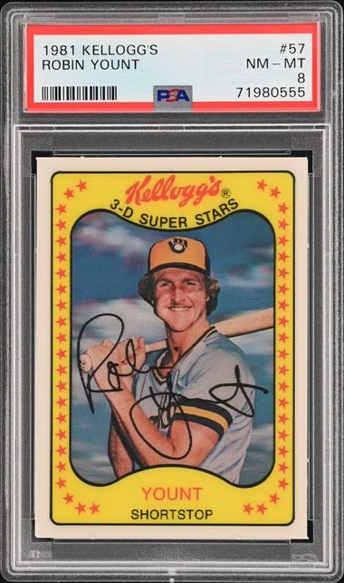 1981 Kellogg'S Robin Yount #57 card image