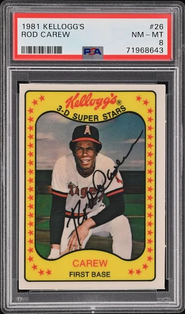 1981 Kellogg'S Rod Carew #26 card image