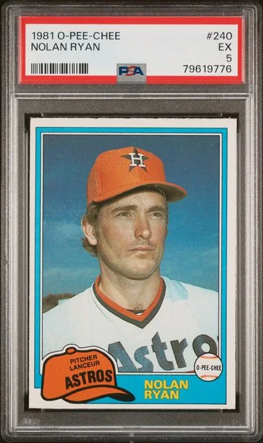 1981 O-Pee-Chee Nolan Ryan #240 card image