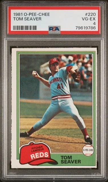 1981 O-Pee-Chee Tom Seaver #220 card image