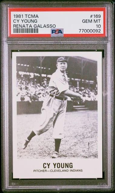 1981 Tcma Renata Galasso Cy Young #169 card image
