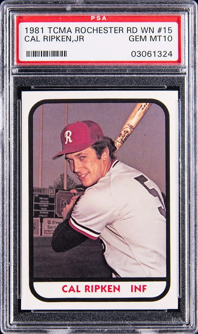 1981 TCMA Rochester Red Wings Cal Ripken Jr. #15 card image