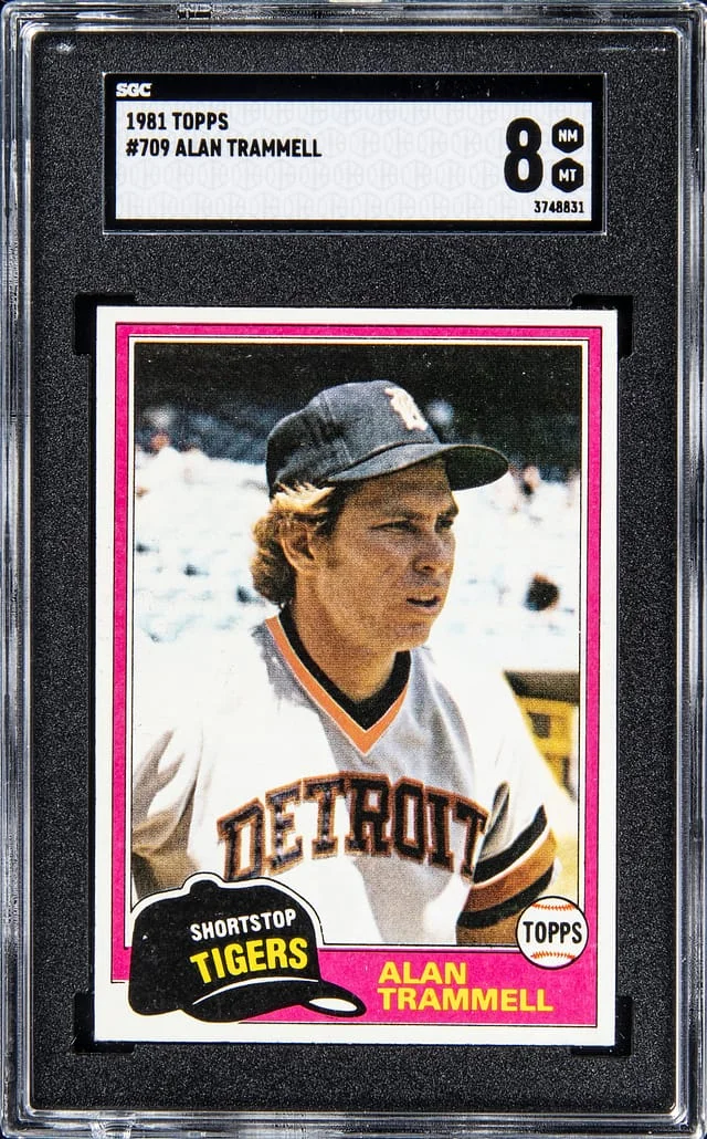 1981 Topps Alan Trammell #709 card image