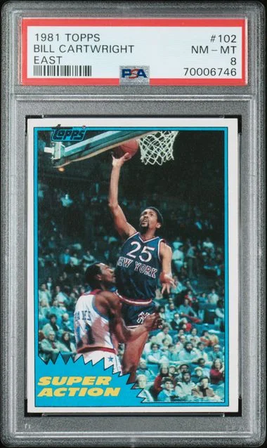1981 Topps Bill Cartwright East #102 card image