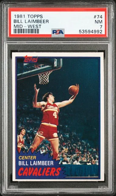 1981 Topps Bill Laimbeer Mid-West #74 card image