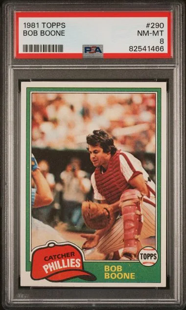 1981 Topps Bob Boone #290 card image