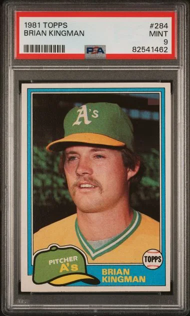 1981 Topps Brian Kingman #284 card image