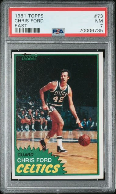 1981 Topps Chris Ford East #73 card image