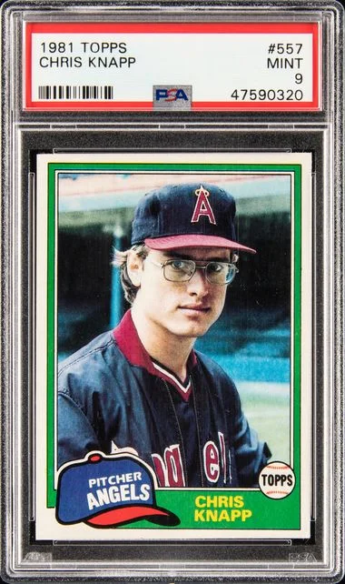 1981 Topps Chris Knapp #557 card image