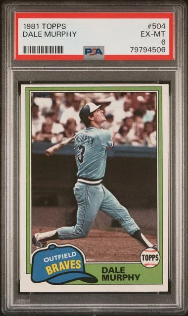 1981 Topps Dale Murphy #504 card image