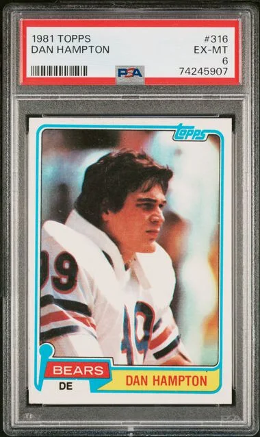 1981 Topps Dan Hampton #316 card image