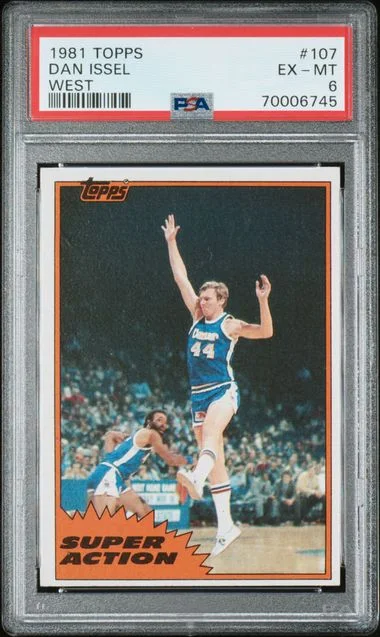 1981 Topps Dan Issel West #107 card image