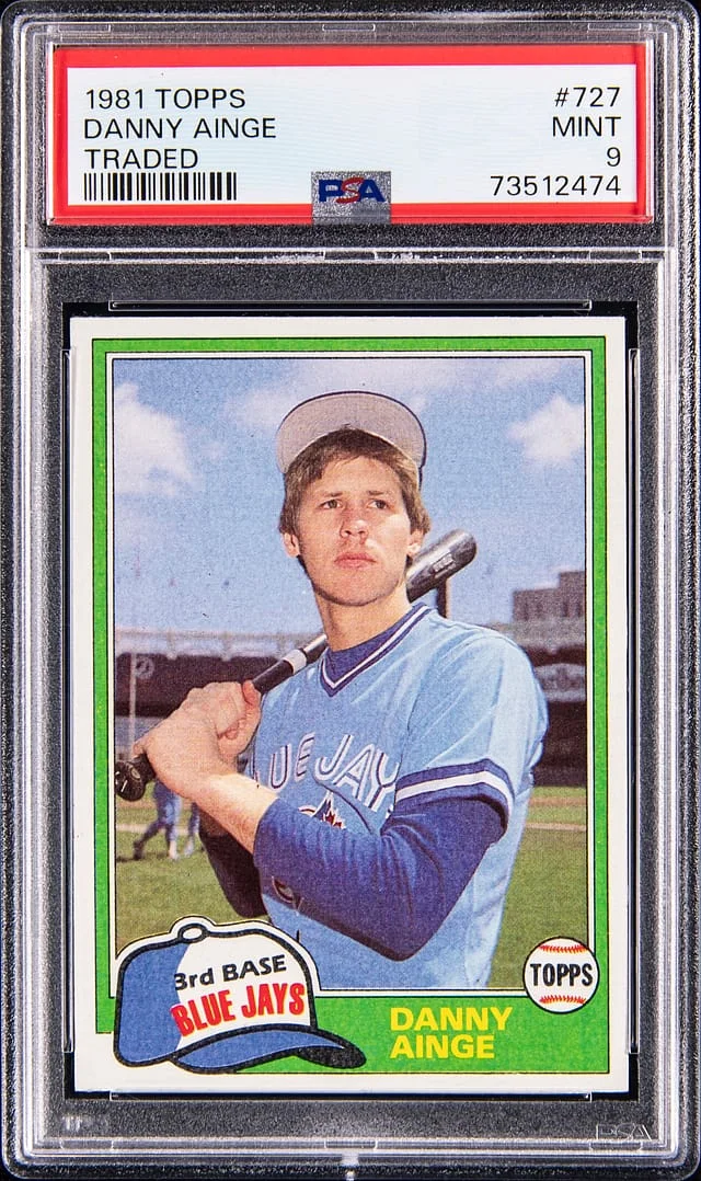 1981 Topps Danny Ainge #727 card image