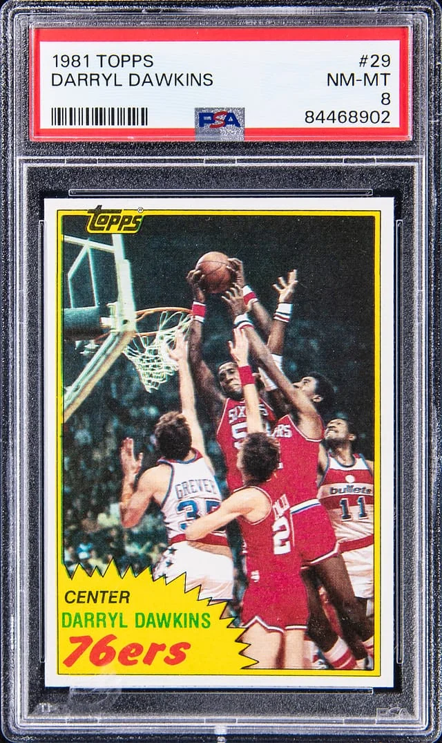 1981 Topps Darryl Dawkins #29 card image