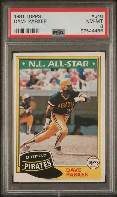 1981 Topps Dave Parker #640 card image