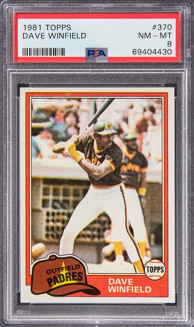 1981 Topps Dave Winfield #370 card image