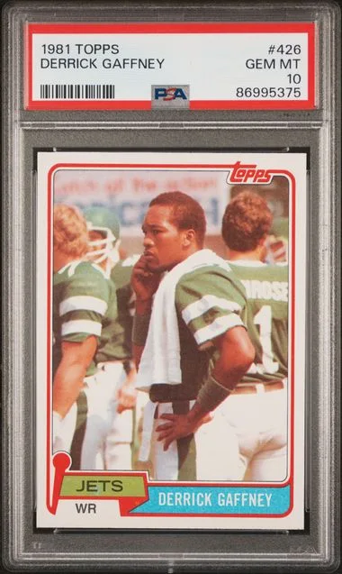 1981 Topps Derrick Gaffney #426 card image
