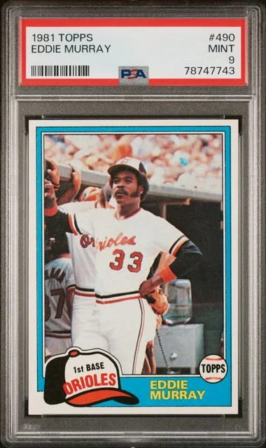 1981 Topps Eddie Murray #490 card image