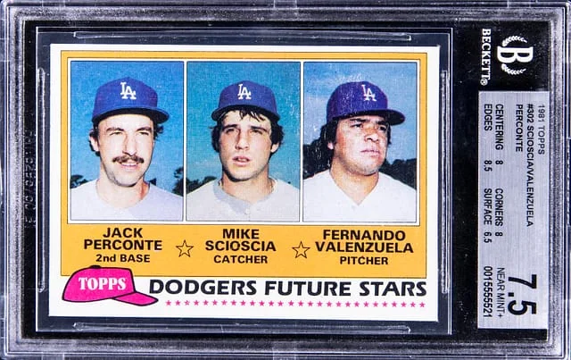 1981 Topps Fernando Valenzuela #302 card image