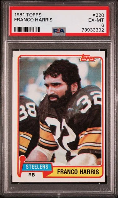 1981 Topps Franco Harris #220 card image