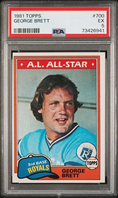1981 Topps George Brett #700 card image