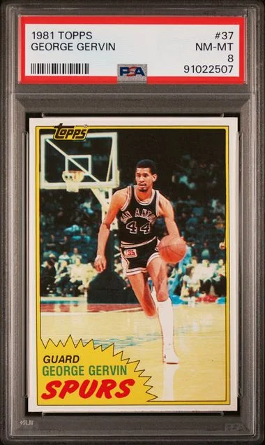 1981 Topps George Gervin #37 card image