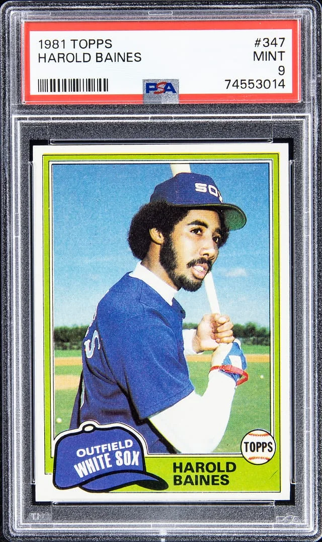 1981 Topps Harold Baines #347 card image