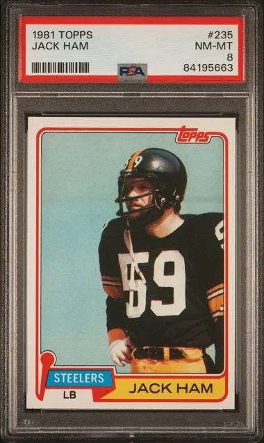 1981 Topps Jack Ham #235 card image