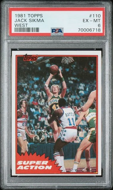 1981 Topps Jack Sikma West #110 card image