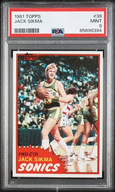 1981 Topps Jack Sikma #39 card image