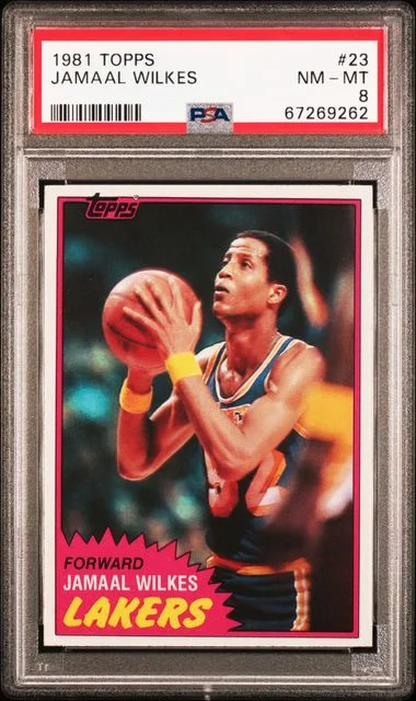1981 Topps Jamaal Wilkes #23 card image
