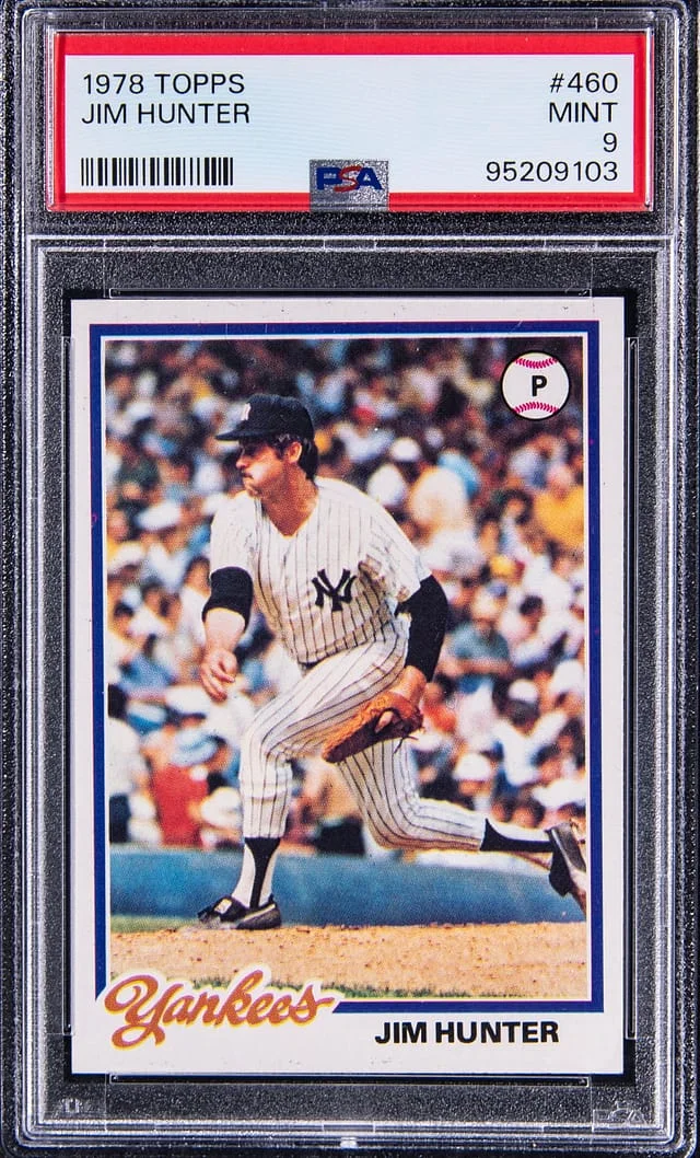 1981 Topps Jim Hunter #460 card image