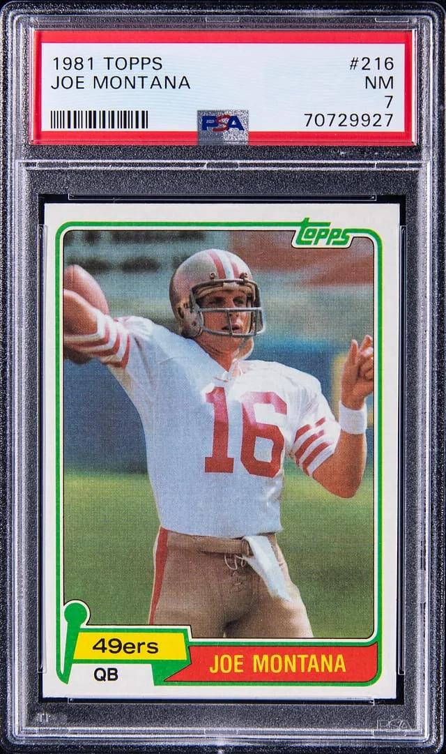 1981 Topps Joe Montana Football #123 card image