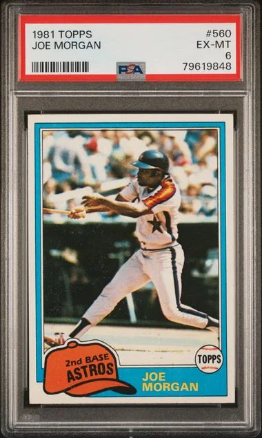 1981 Topps Joe Morgan #560 card image