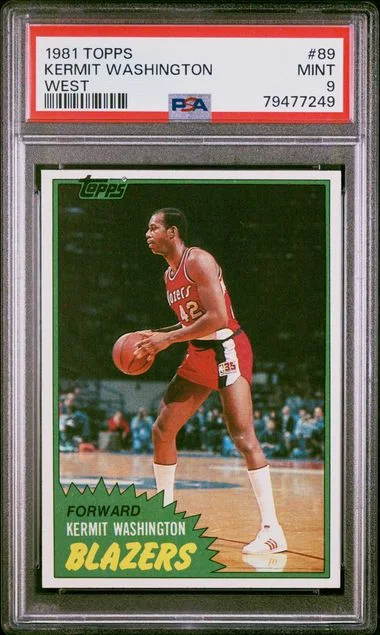1981 Topps Kermit Washington West #89 card image