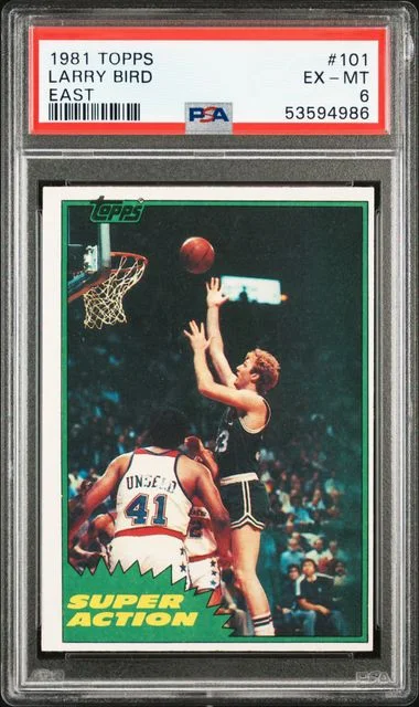 1981 Topps Larry Bird East #101 card image