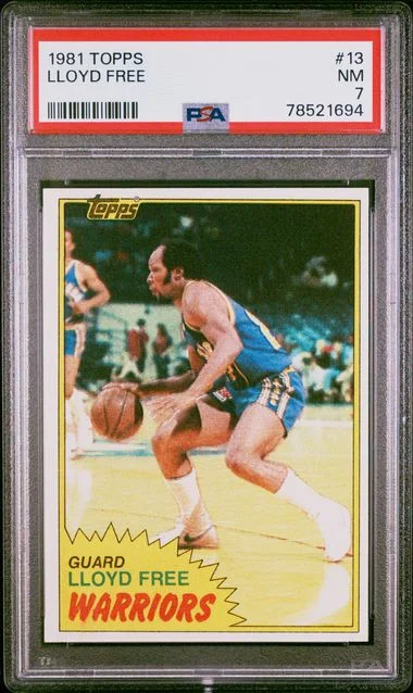 1981 Topps Lloyd Free #13 card image