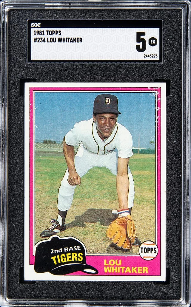 1981 Topps Lou Whitaker #234 card image