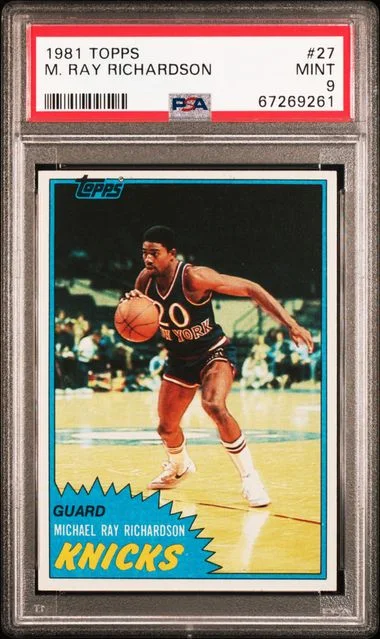 1981 Topps M. Ray Richardson #27 card image