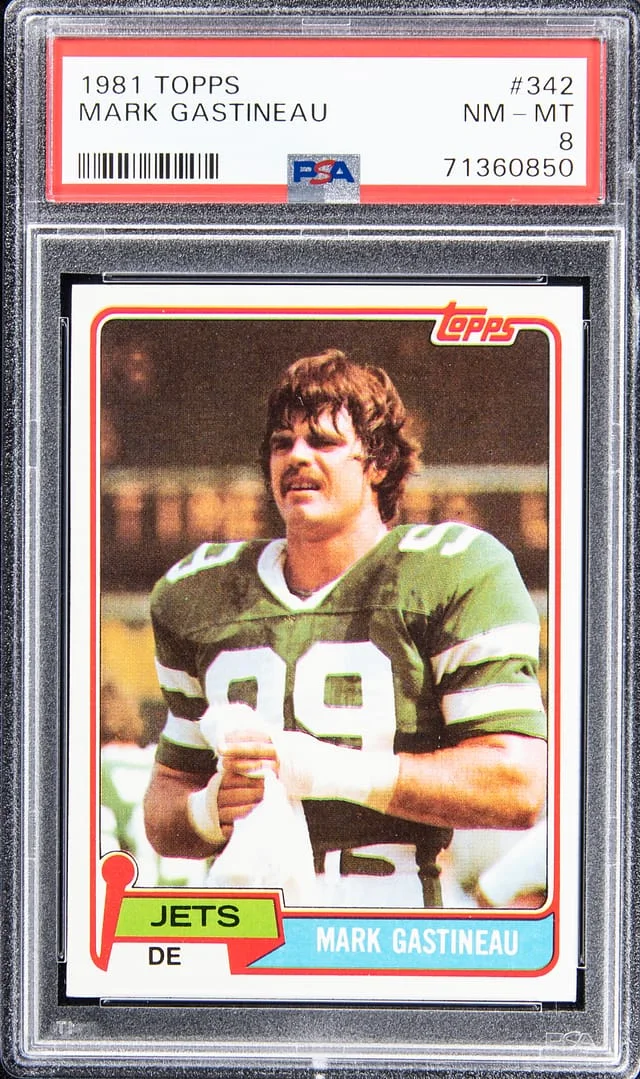 1981 Topps Mark Gastineau #342 card image