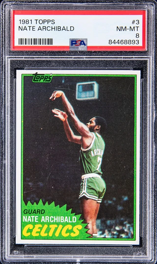 1981 Topps Nate Archibald #3 card image