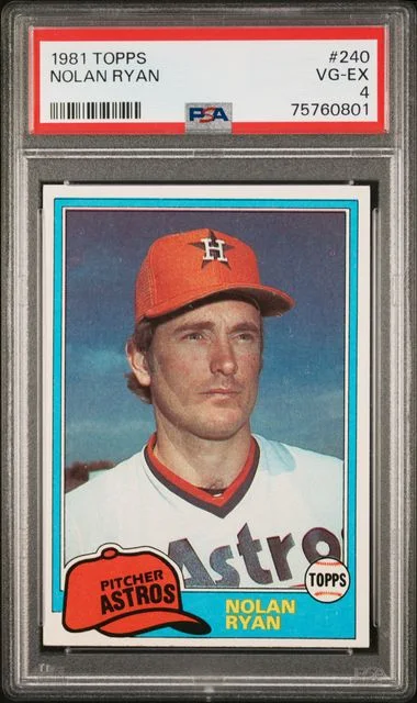 1981 Topps Nolan Ryan #240 card image