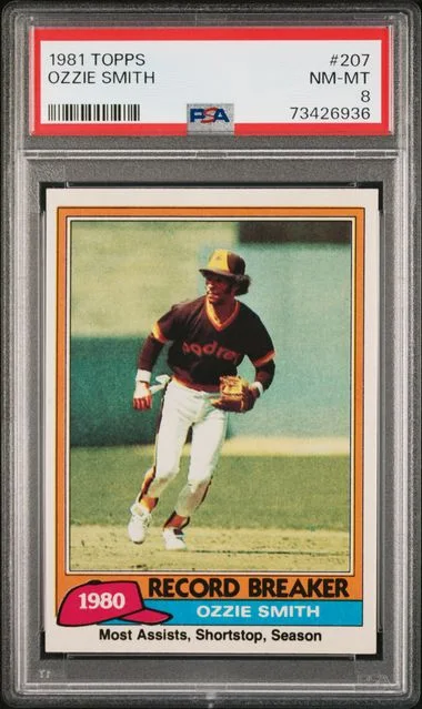 1981 Topps Ozzie Smith #207 card image