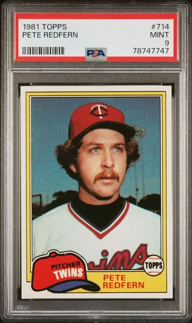 1981 Topps Pete Redfern #714 card image
