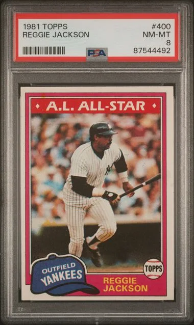 1981 Topps Reggie Jackson #400 card image